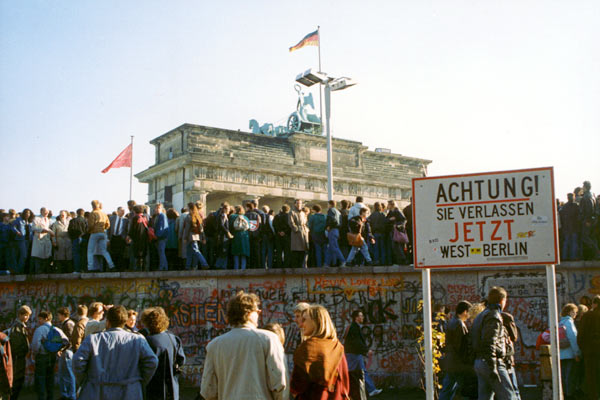 During the night of 9th November 1989 the Berlin Wall was unexpectedly 